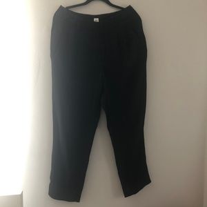 GAP Silk Black Pants